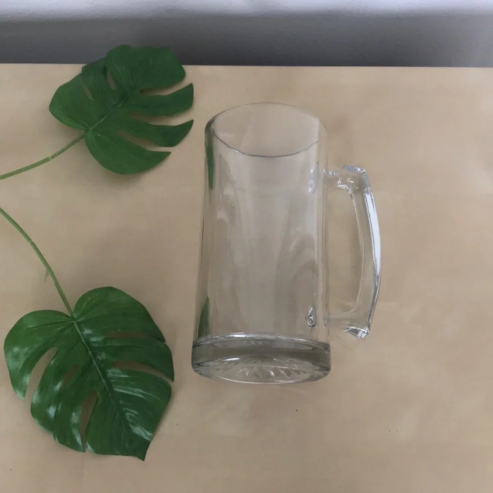 💝 10/$10 💝 Glass Beer Stein mug with handle 16oz